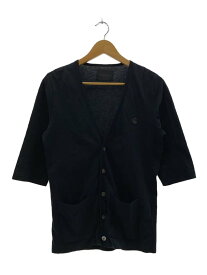 【中古】LOUNGE LIZARD◆カーディガン(薄手)/2/コットン/BLK【メンズウェア】