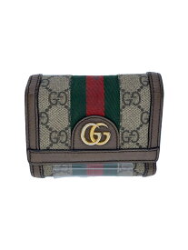 【中古】GUCCI◆3つ折り財布/レザー/CML/レディース/523174・0416【服飾雑貨他】