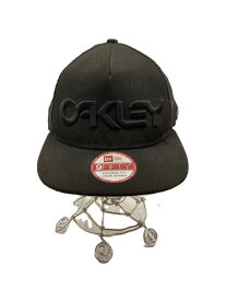 【中古】OAKLEY◆キャップ/--/キャンバス/BLK/メンズ【服飾雑貨他】