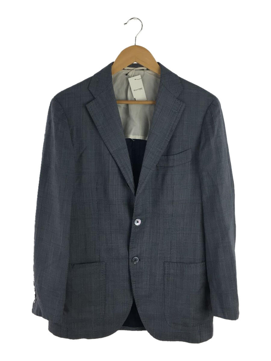 Ring Jacket Tailored Jacket/50/Wool/Blu/Check Men'S Wear From
