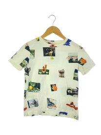 【中古】Paul Smith◆Tシャツ/S/コットン/WHT/総柄/0120-58-6300【レディースウェア】