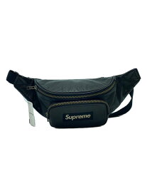 【中古】Supreme◆17SS leather waist bagウエストバッグ/レザー/BLK【バッグ】