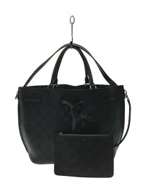 【中古】LOUIS VUITTON◆ジロラッタ_マヒナ_BLK/レザー/BLK//【バッグ】