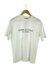 【中古】MARK & LONA◆Tシャツ/48/レーヨン/WHT/MLM-1B-AA05【メンズウェア】