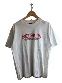 【中古】BEDWIN & THE HEARTBREAKERS◆Tシャツ/S/コットン/WHT【メンズウェア】