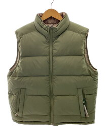 【中古】L.L.Bean◆ダウンベスト/M/ナイロン/GRN/無地【メンズウェア】