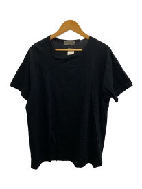 【中古】yohji yamamoto POUR HOMME◆Tシャツ/3/コットン/BLK/HN-T37-882【メンズウェア】