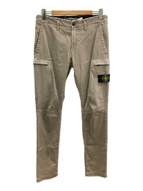 【中古】STONE ISLAND◆ボトム/32/コットン/BEG/無地/7315321L1【メンズウェア】