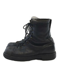 【中古】Danner◆90s後期〜00s前期/GORE-TEX/黒プリントタグ/ブーツ/US10.5/BLK/レザー【シューズ】