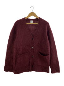 【中古】6(ROKU) BEAUTY & YOUTH UNITED ARROWS◆MOHAIR SHAGGY V NECK CARDIGAN/モヘア/BRD/8628-199-0088【レディースウェア】