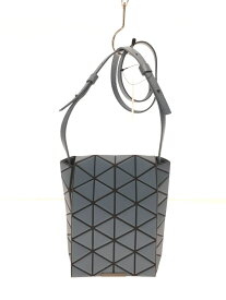 【中古】BAO BAO ISSEY MIYAKE◆フラップショルダー/ショルダーバッグ/PVC/ブルー/ブラック/BB13-AG281【バッグ】