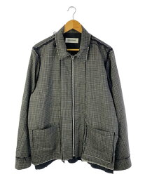 【中古】discovered◆DC-SS22-BL-02/DISCOVERED 50 WOVEN ZIP UP BLOUSON/カットオフ【メンズウェア】