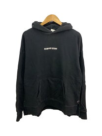 【中古】NUMBER (N)INE◆パーカー/M/コットン/BLK/無地/ndo-846f【メンズウェア】