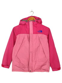 【中古】THE NORTH FACE◆ドットショットジャケット/ナイロンジャケット/140cm/ナイロン/ピンク/無地/NPJ61220【キッズ】