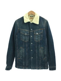 【中古】NUDIE JEANS◆裏ボアGジャン/デニムジャケット/XS/ポリエステル/IDG/SE411 17【メンズウェア】