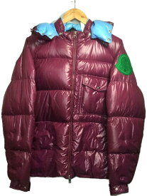 【中古】MONCLER◆barthet giubbotto/ダウンジャケット/2/ナイロン/BRW/C-ZIND-19-2480【レディースウェア】