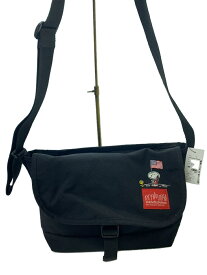 【中古】Manhattan Portage◆スヌーピー/ショルダーバッグ/--/BLK/無地/TWCH5120JP【バッグ】