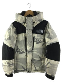 【中古】THE NORTH FACE◆NOVELTY BALTRO LIGHT JACKET_ノベルティバルトロライトジャケット/S/ナイロン/WHT/【メンズウェア】