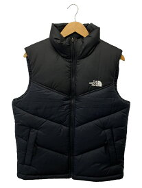 【中古】THE NORTH FACE◆ベスト/S/ナイロン/ブラック/T947BN【メンズウェア】