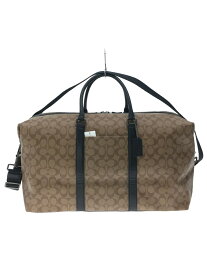 【中古】COACH◆シグネチャーボストンバッグ/--/BEG/F77896【バッグ】