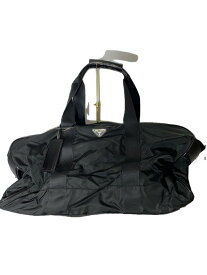 【中古】PRADA◆ボストンバッグ/ナイロン/BLK【バッグ】