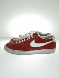 【中古】NIKE◆BLAZER LOW 77 SUEDE_ブレイザー ロー 77 スエード/27.5cm/RED/スウェード【シューズ】