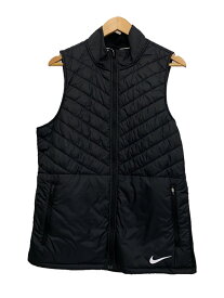 【中古】NIKE◆キルティングベスト/M/ポリエステル/BLK/CJ5479-010【メンズウェア】