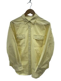 【中古】UNITED ARROWS green label relaxing◆長袖シャツ/--/コットン/YLW/ストライプ/3611-199-1975【レディースウェア】