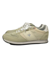 【中古】le coq sportif◆ローカットスニーカー/25.5cm/BEG/レザー/QL1UJC64AM【シューズ】