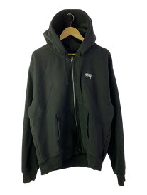 【中古】STUSSY◆パーカー/XL/コットン/BLK/118533【メンズウェア】