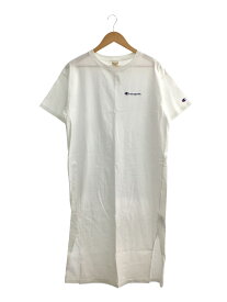 【中古】Champion◆半袖ワンピース/L/コットン/ホワイト/CWSR302R【レディースウェア】