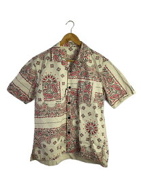 【中古】sacai◆22SS/Bandana Print Shirt/半袖シャツ/2/WHT/ペーズリー/22-02689M【メンズウェア】