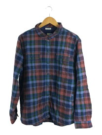 【中古】L.L.Bean◆長袖シャツ/L/コットン/PUP/タータンCK【メンズウェア】