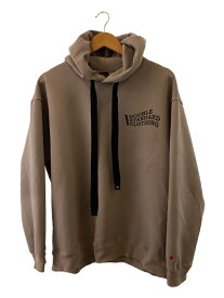 【中古】DOUBLE STANDARD CLOTHING◆モノフィラエアクッション ロゴプリントフードパーカー/FREE/ポリエステル/0508-290-223【レディースウェア】