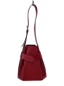 【中古】LOUIS VUITTON◆ショルダーバッグ/レザー/RED【バッグ】