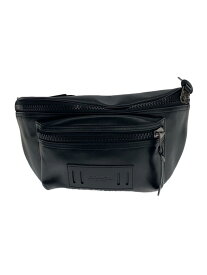 【中古】COACH◆ウエストバッグ/--/BLK/無地/75776【バッグ】