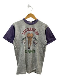 【中古】FREEWHEELERS◆Tシャツ/L/コットン/GRY/2325015/LAS VEGAS GAMBLER/フリーホイーラーズ【メンズウェア】