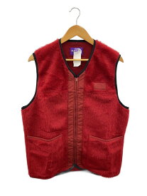 【中古】THE NORTH FACE PURPLE LABEL◆PLAS Wool Fleece Field Vest/ベスト/S/ポリエステル/RED/N24FN030//【メンズウェア】
