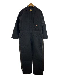 【中古】Supreme◆×Dickies/21AW Quilted Denim Coverall/オールインワン/SIZE:XL/ブラック//【メンズウェア】