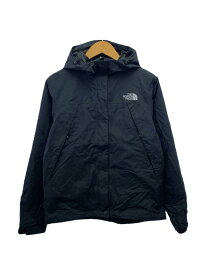 【中古】THE NORTH FACE◆SCOOP JACKET_スクープジャケット/L/ナイロン/BLK【レディースウェア】