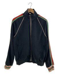 【中古】GUCCI◆ジャージ/M/ポリエステル/BLK/662270 XJDE9【メンズウェア】