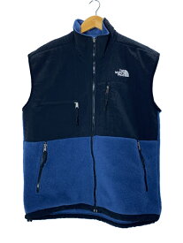 【中古】THE NORTH FACE◆POLARTEC/ポーラテック/フリースベスト/M/ポリエステル/ネイビー/14068【メンズウェア】