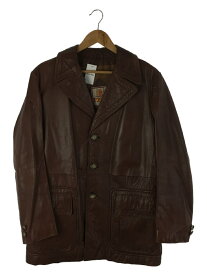 【中古】BARACUTA◆レザージャケット・ブルゾン/40/レザー/BRW【メンズウェア】