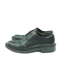 【中古】JIL SANDER◆ドレススリッポン/ドレスシューズ/ベルクロデザイン/US6.5/BLK【シューズ】