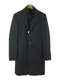 【中古】PRADA◆3Bチェスターコート/46/ウール【メンズウェア】