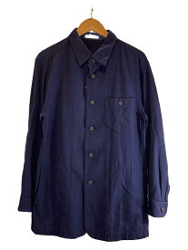 【中古】ISSEY MIYAKE MEN◆長袖シャツ/M/コットン/ネイビー/ME83-FJ637【メンズウェア】