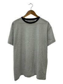 【中古】AMERI◆BASIC TEE/Tシャツ/M/コットン/ホワイト/ボーダー【レディースウェア】