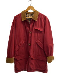 【中古】J.CREW◆カバーオール/M/コットン/RED【メンズウェア】