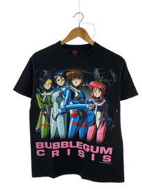 【中古】GEEKS RULE/BUBBLEGUM CRISIS/Tシャツ/M/コットン/BLK【メンズウェア】