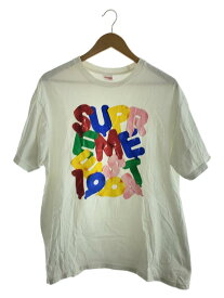 【中古】Supreme◆Tシャツ/L/コットン/ホワイト/RN101837【メンズウェア】